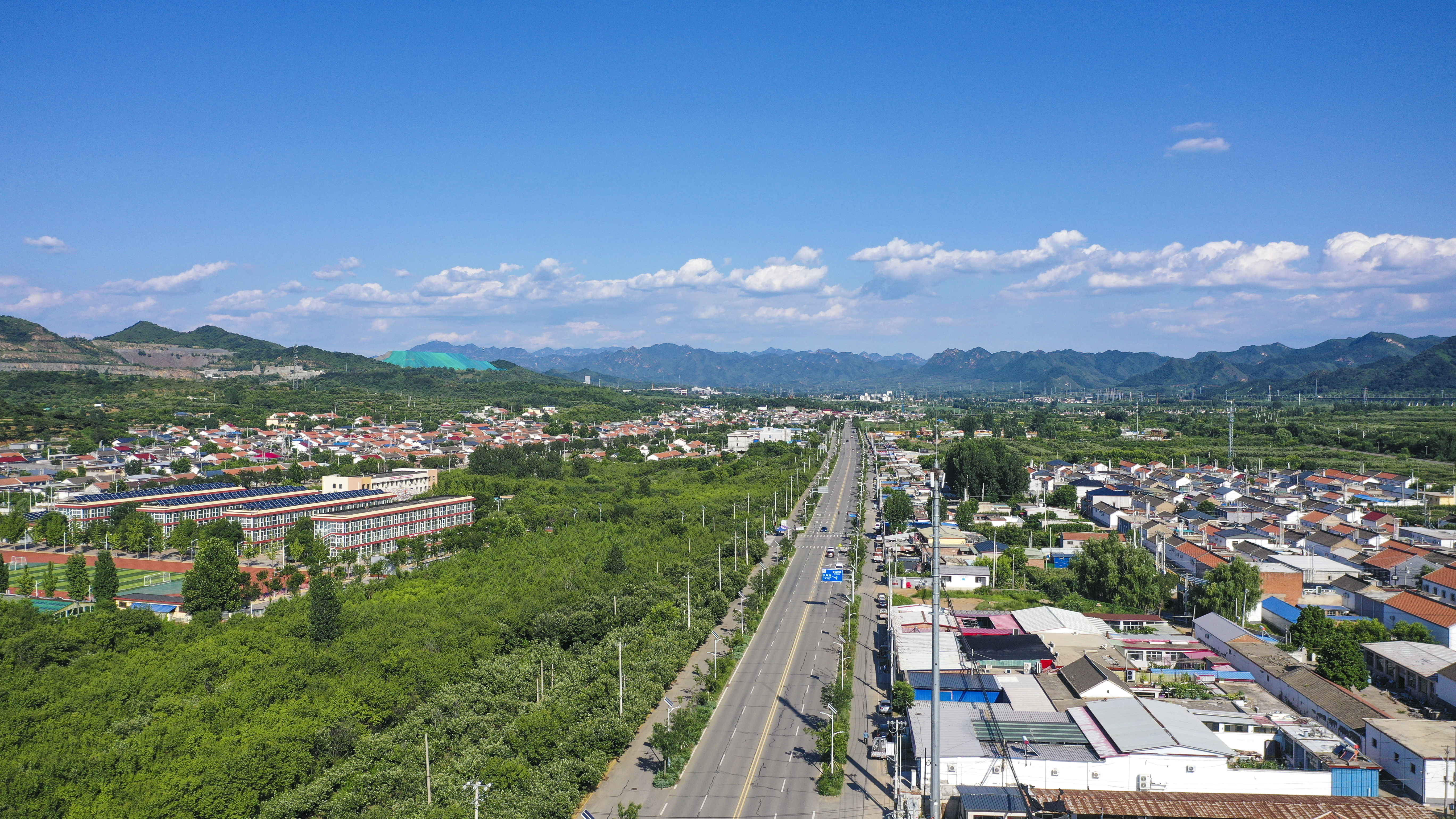 俯瞰大美巨各庄