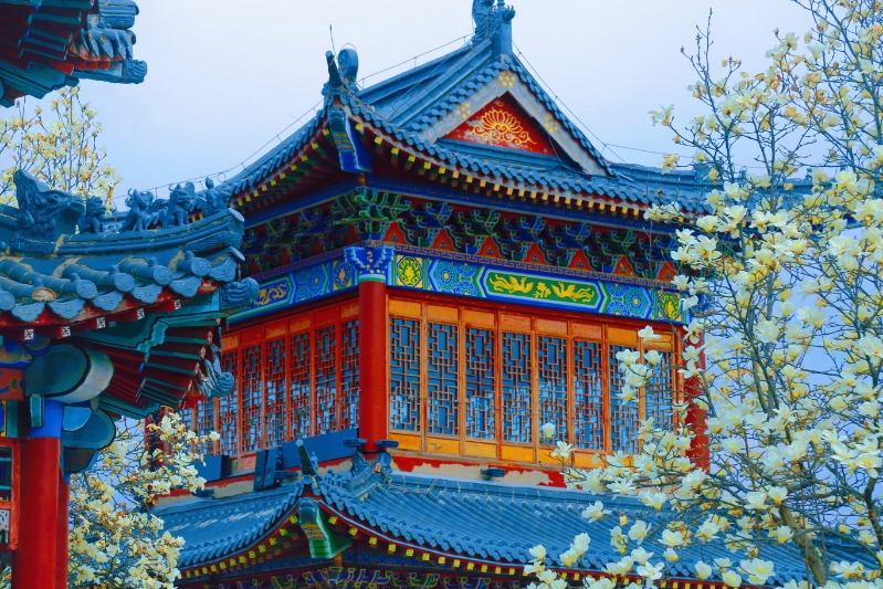 冶仙塔景区近景