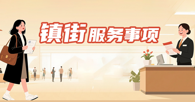 镇街服务事项