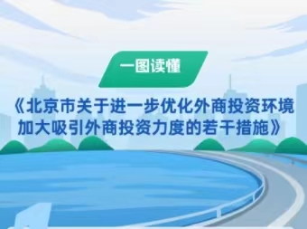 一图读懂《北京市关于进一步优化外商投资环境加大吸引外商投资力度的若干措施》