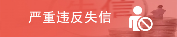 严重违反失信