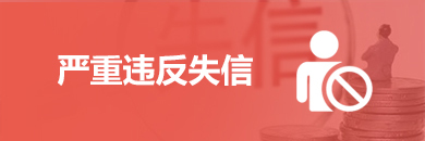 严重违反失信